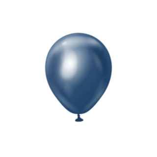 Premium Mini Latexballoner Chrome Navy
