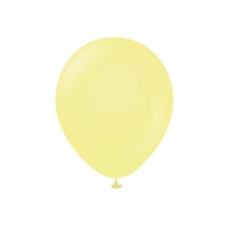 Premium Latexballoner Macaron Yellow