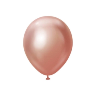 Premium Latexballoner Chrome Rosaguld