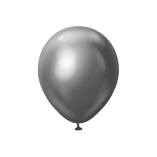 Premium Latexballoner Chrome Space Grey