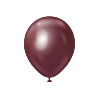 Premium Latexballoner Chrome Burgundy