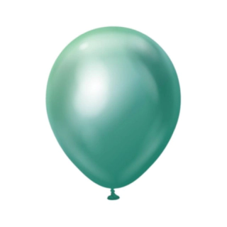 Premium Mellemstore Latexballoner Chrome Grøn