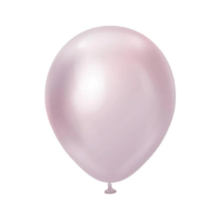 Premium Mellemstore Latexballoner Chrome Pink Gold