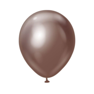 Premium Mellemstore Latexballoner Chrome Chocolate