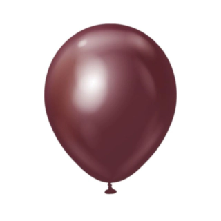 Premium Mellemstore Latexballoner Chrome Burgundy