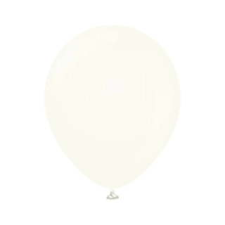 Premium Mellemstore Latexballoner Retro White