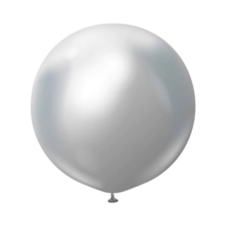 Premium Store Latexballoner Chrome Sølv