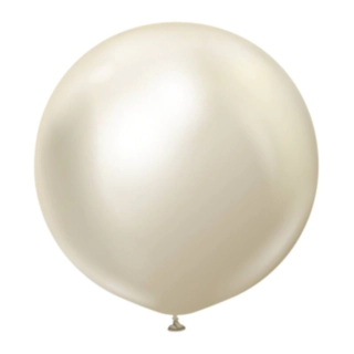 Premium Store Latexballoner Chrome White Gold