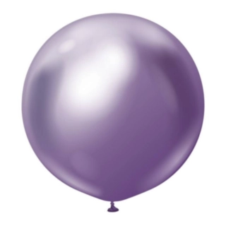 Premium Kæmpe Latexballoner Chrome Lilla