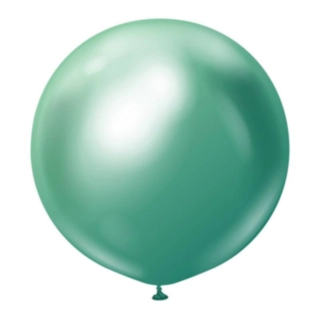 Premium Kæmpe Latexballoner Chrome Grøn