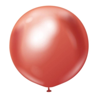 Premium Kæmpe Latexballoner Chrome Rød