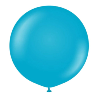 Premium Kæmpe Latexballoner Blue Glass