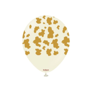 Premium Latexballoner Safari Cow White Sand