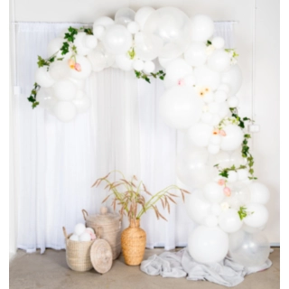 Deluxe Ballonbue DIY Hvid