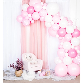 Deluxe Ballonbue DIY Lyserød