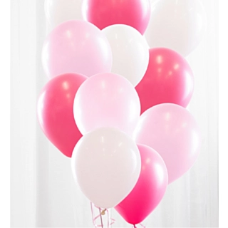 Ballonbuket Lyserød