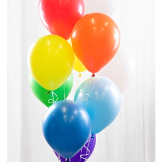 Ballonbuket Regnbue