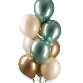 Green Blush Ballonbuket