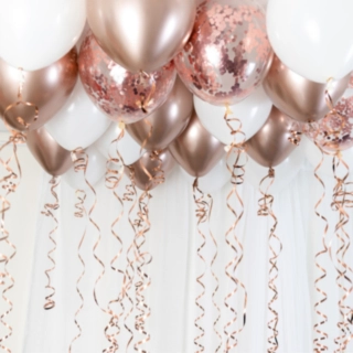 Ballonloft Rosaguld