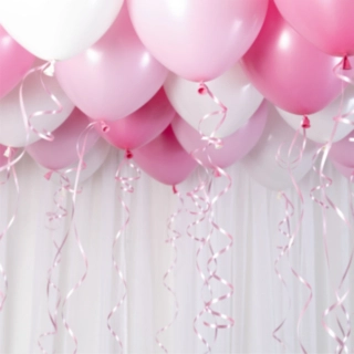 Ballonloft Lyserød