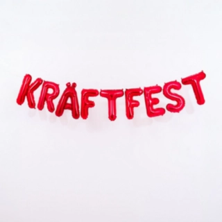 Kräftfest Ballonguirlande