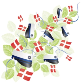 Luksus Student Servietter Blå