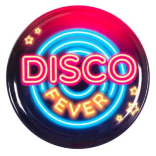 Disco Fever Plast Serveringsfad