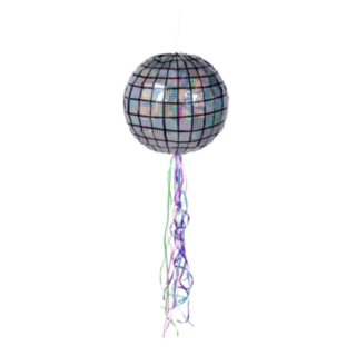 Diskokugle Piñata Sølv
