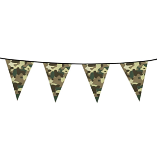 Camouflage Vimpelguirlande