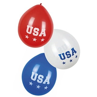 USA Balloner Rød/Blå/Hvid