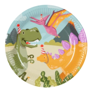 Dinosaur Party Tallerkener