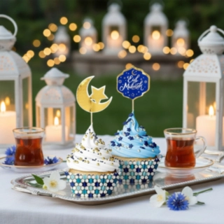 Eid Mubarak Muffinforme & Kagepinde