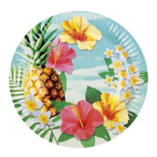 Hawaii Fest Paptallerkener