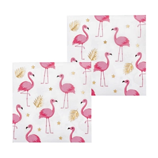 Pink Flamingo Servietter