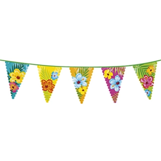 Hisbiscusblomster Vimpelguirlande