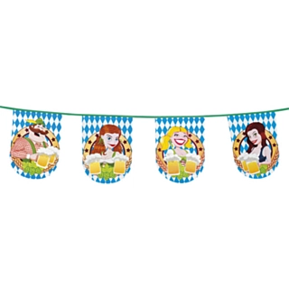 Oktoberfest Ølskænkere Flagguirlande