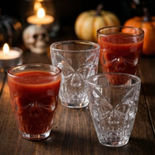 Skelet Plastik Shots Glas