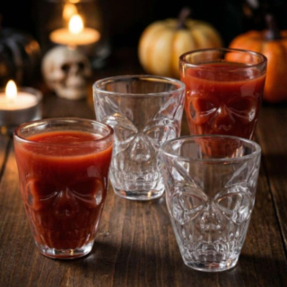 Skelet Plastik Shots Glas