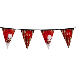 Horror Clown Vimpelguirlande