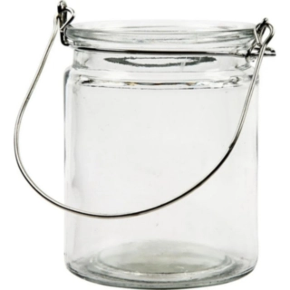 Cylinder Glas Lanterner Metal Ophæng