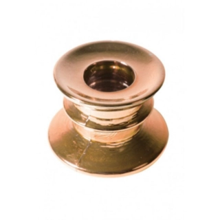 Glas Lysestage Rosaguld