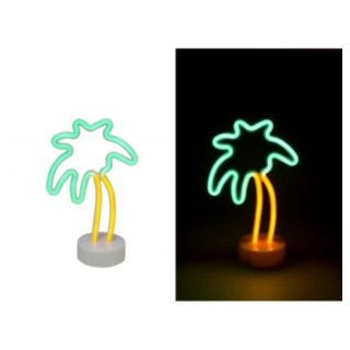 Neon Palmetræ Lys