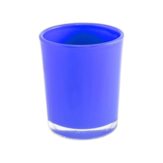 Glas Fyrfadsstage Kongeblå