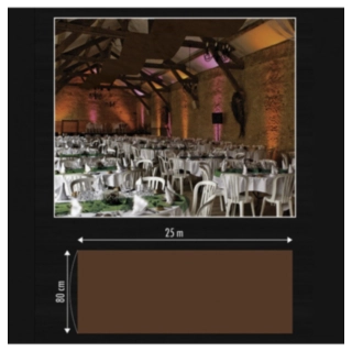 Loft Banner Chokoladebrun