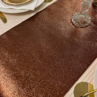 Glitter Premium Bordløber Chokolade