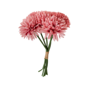 Kunstig Dahlia Buket Pink
