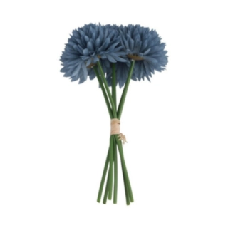 Kunstige Dahlia Blomster Denimblå