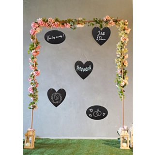 Firkantet Backdrop Guld