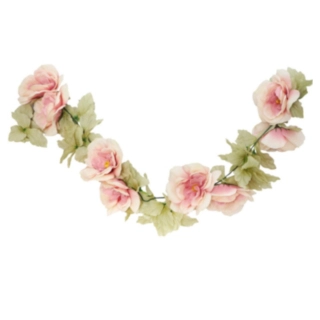 Kunstig Rose Guirlande Rosa