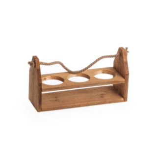 Flaskeholder Med Jutehåndtag